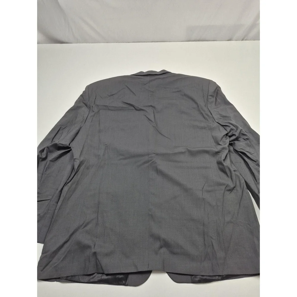 VTG Suit Mens 48 Gray Super 120s Wool 2 Piece 42x36 Business Wedding Canada NWT